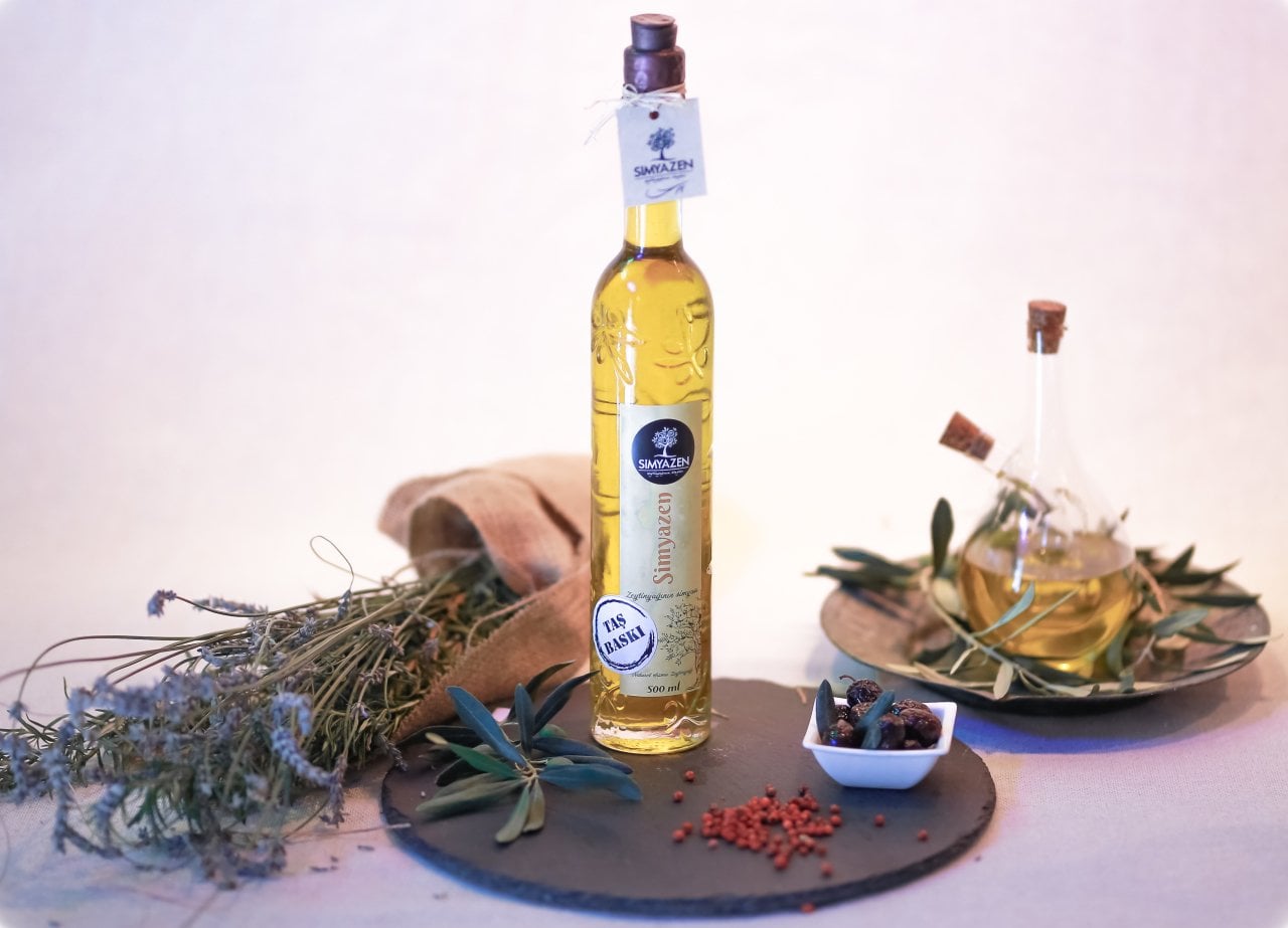 TAŞ BASKI ZEYTİNYAĞI (Cam Şişe) 500 ml