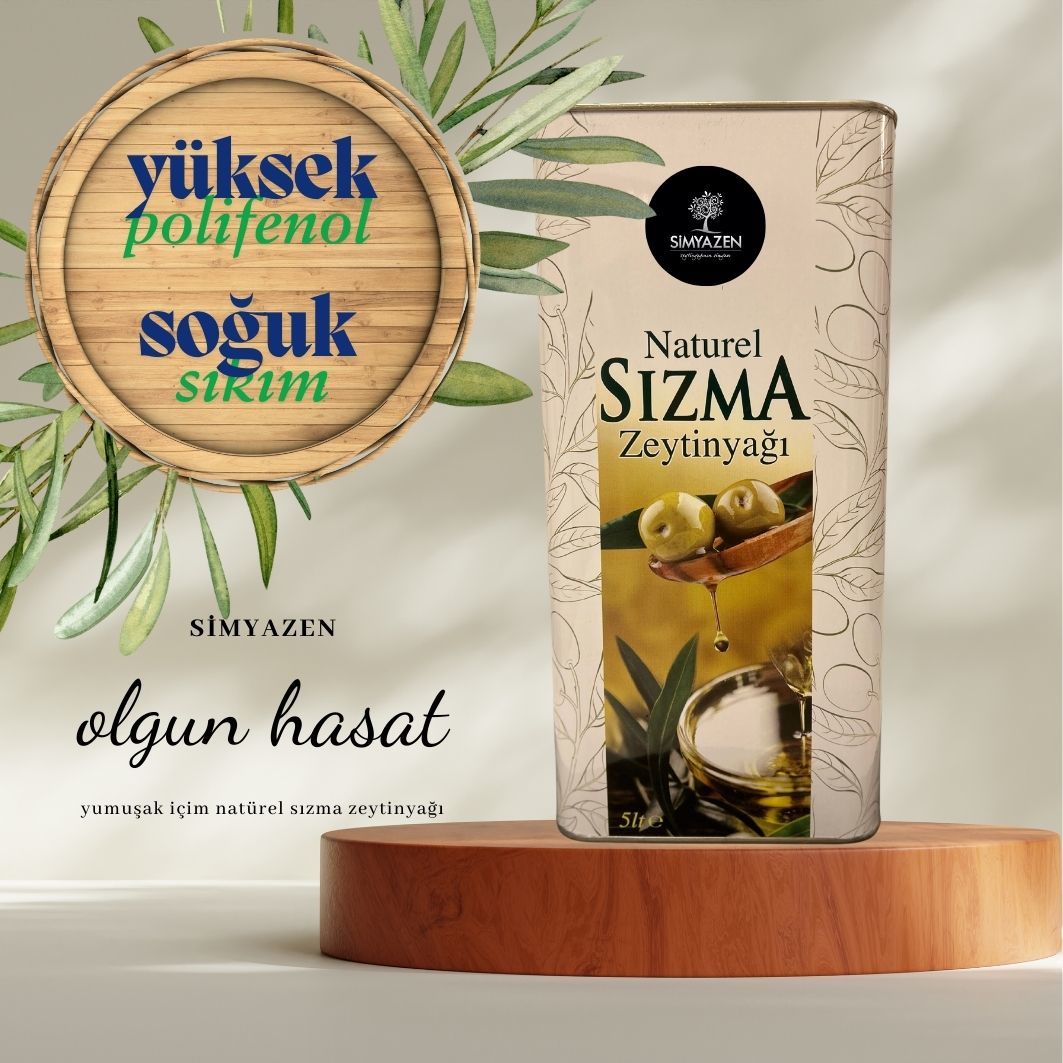 NATUREL SIZMA ZEYTİNYAĞI (Teneke Kutu) 5 Litre