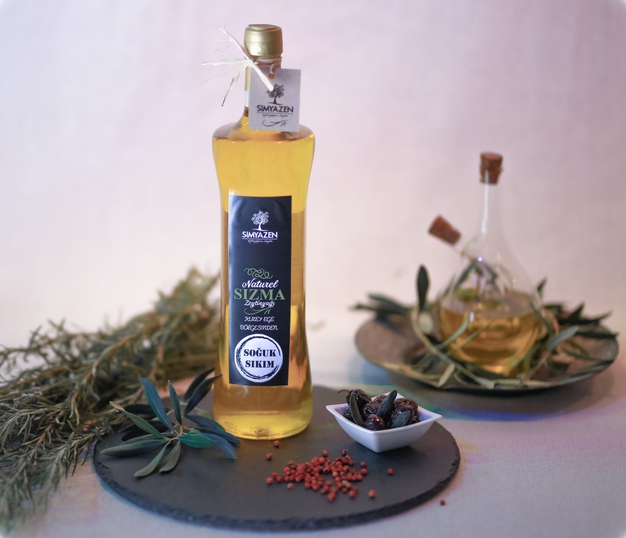 SOĞUK SIKIM ZEYTİNYAĞI (Cam Şişe) 1 Litre